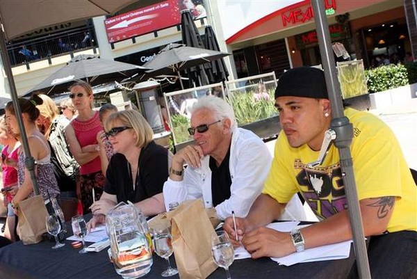 Judges at Best Buskers Botany Town Centre were impressed by the local talent 